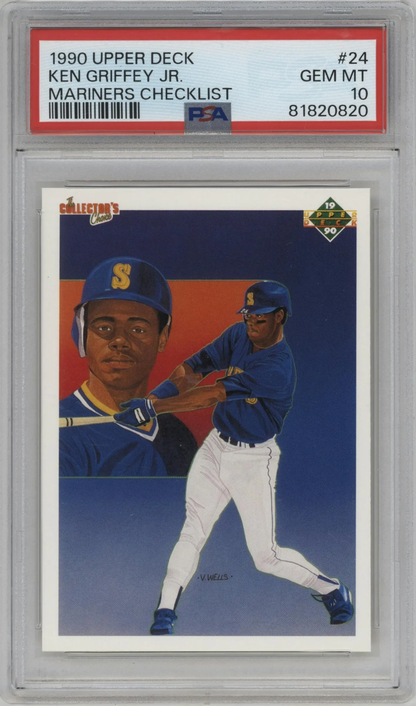 1990 Upper Deck Ken Griffey Jr. #24 PSA 10