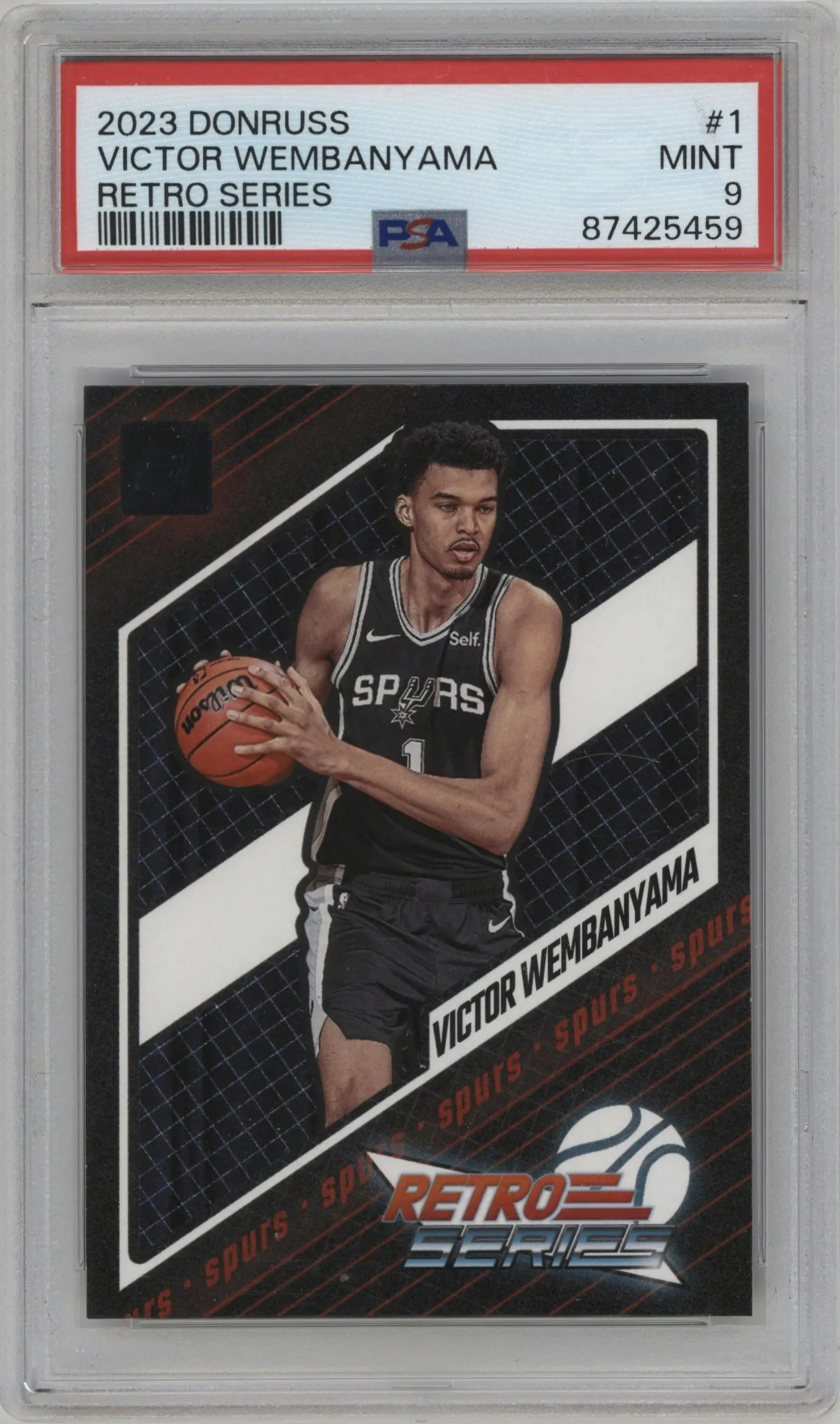 2023 Panini Donruss Retro Series Victor Wembanyama #1 PSA 9