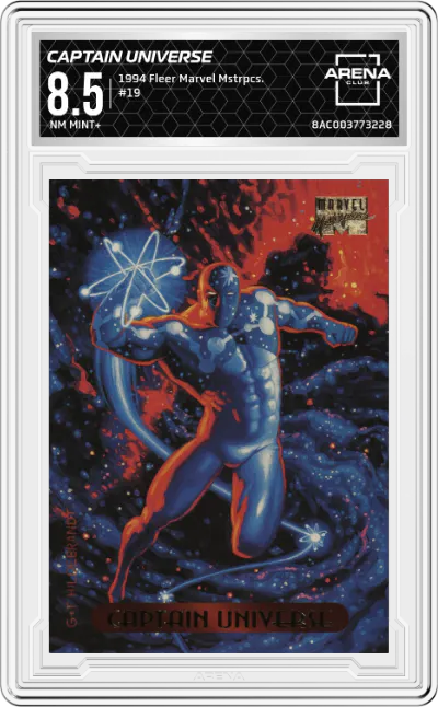 1994 Fleer Marvel Masterpieces Captain Universe ARENA CLUB 8.5