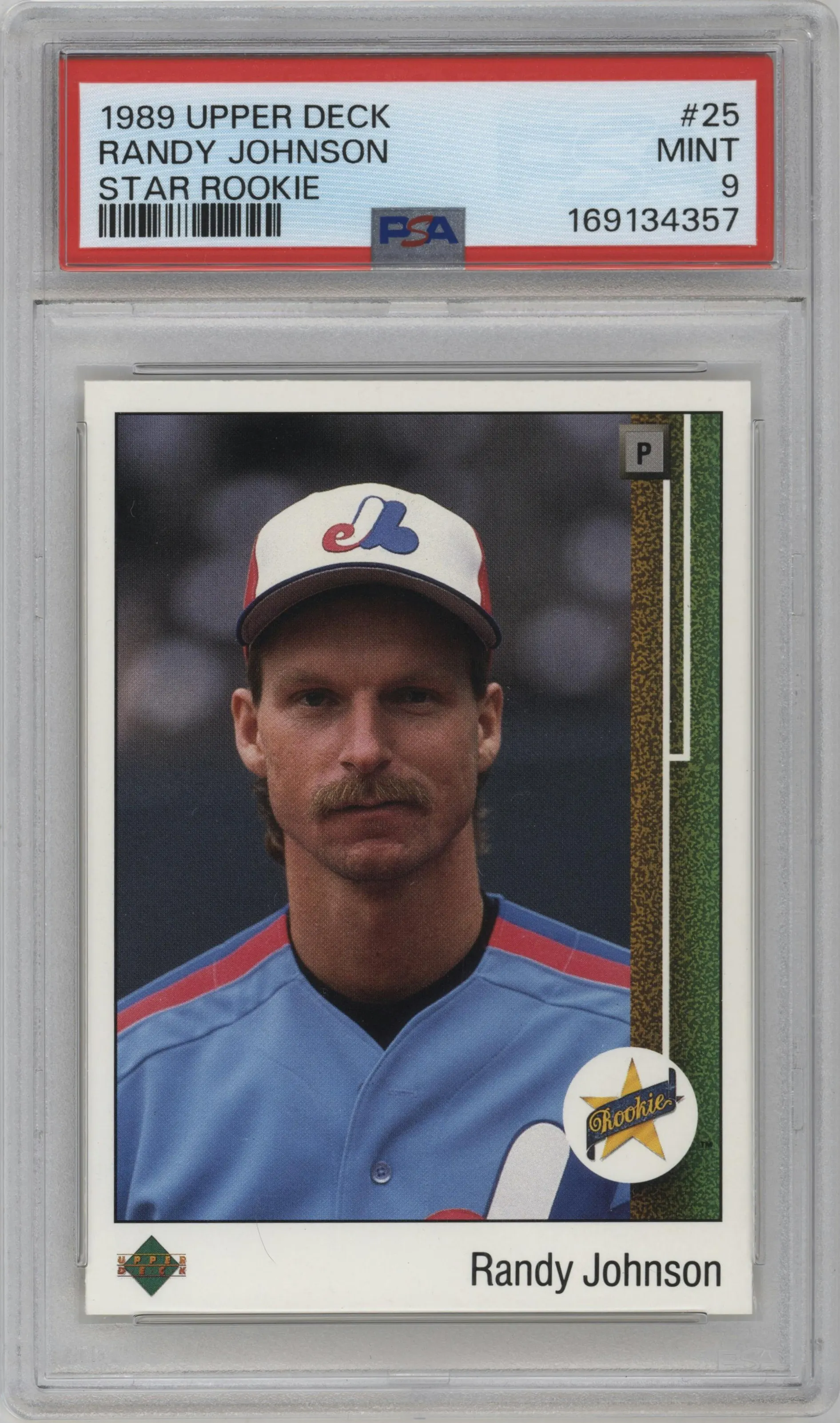 1989 Upper Deck Randy Johnson #25 PSA 9