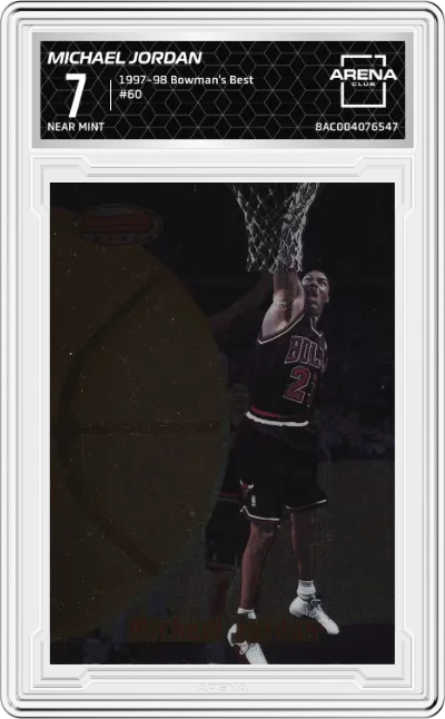 1997 Bowman's Best Michael Jordan #60 ARENA CLUB 7