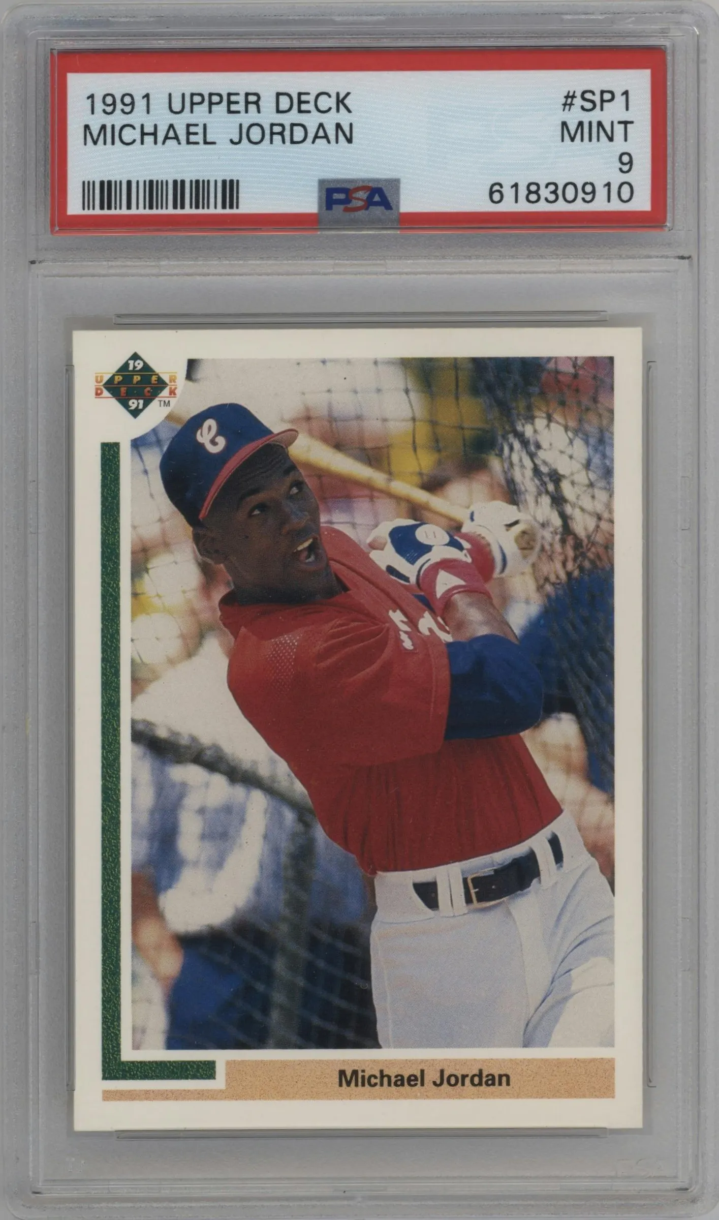 1991 Upper Deck SP Michael Jordan PSA 9
