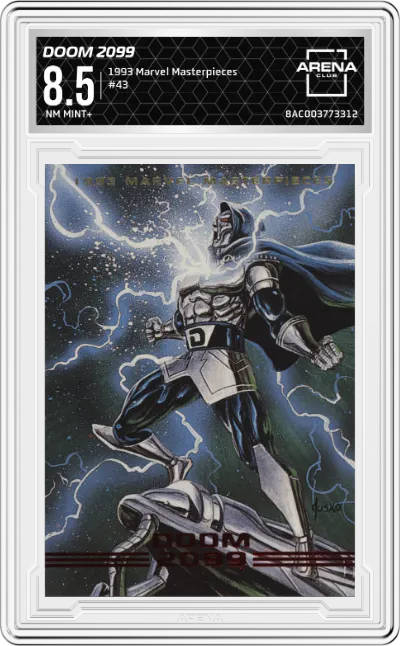 1993 SkyBox Marvel Masterpieces Doom 2099 ARENA CLUB 8.5
