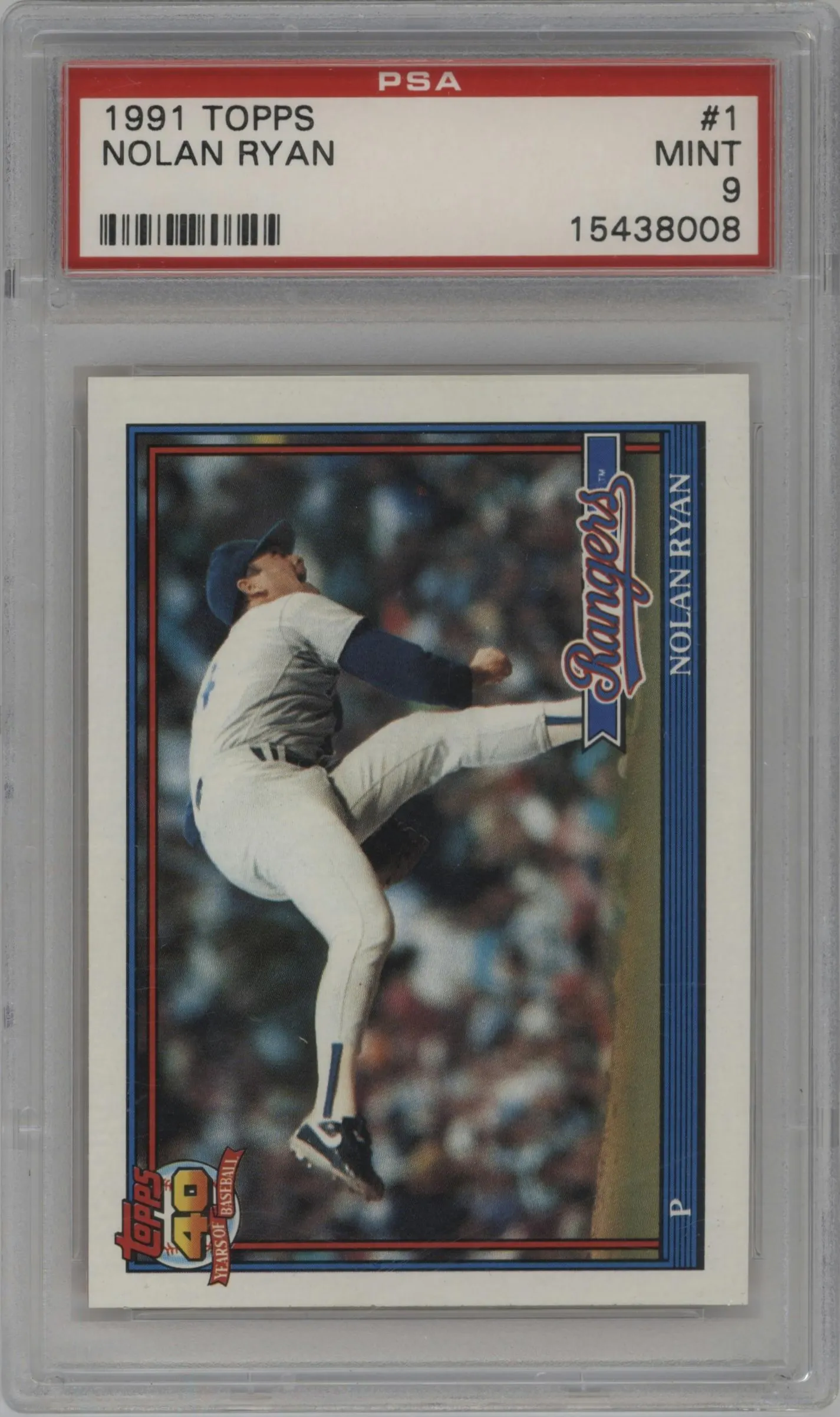 1991 Topps Nolan Ryan #1 PSA 9