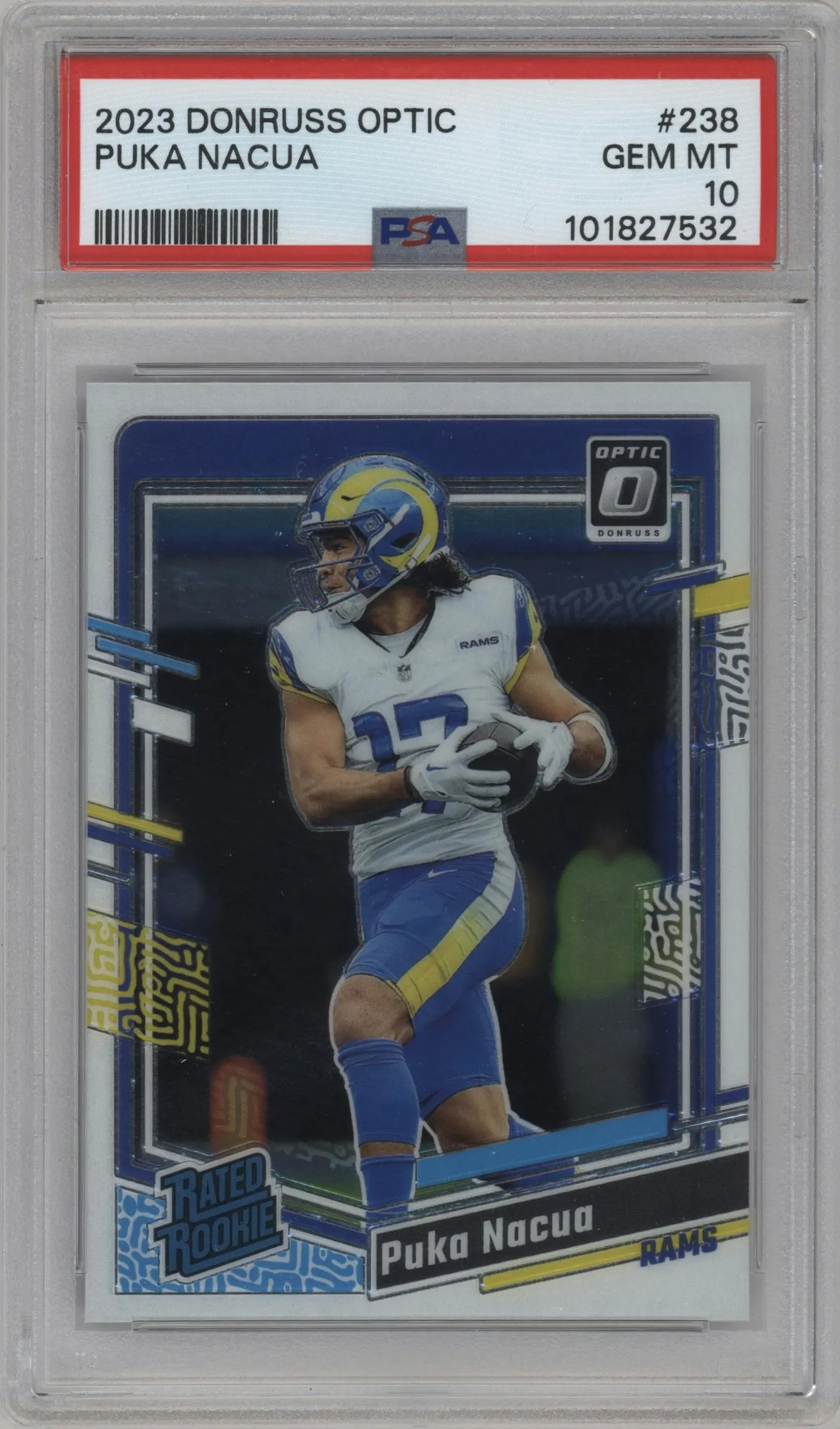 2023 Donruss Optic Rated Rookie Puka Nacua #238 PSA 10