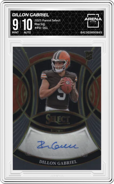 2025 Panini Select Rke.Sig. Dillon Gabriel #RSI-DGL ARENA CLUB 9