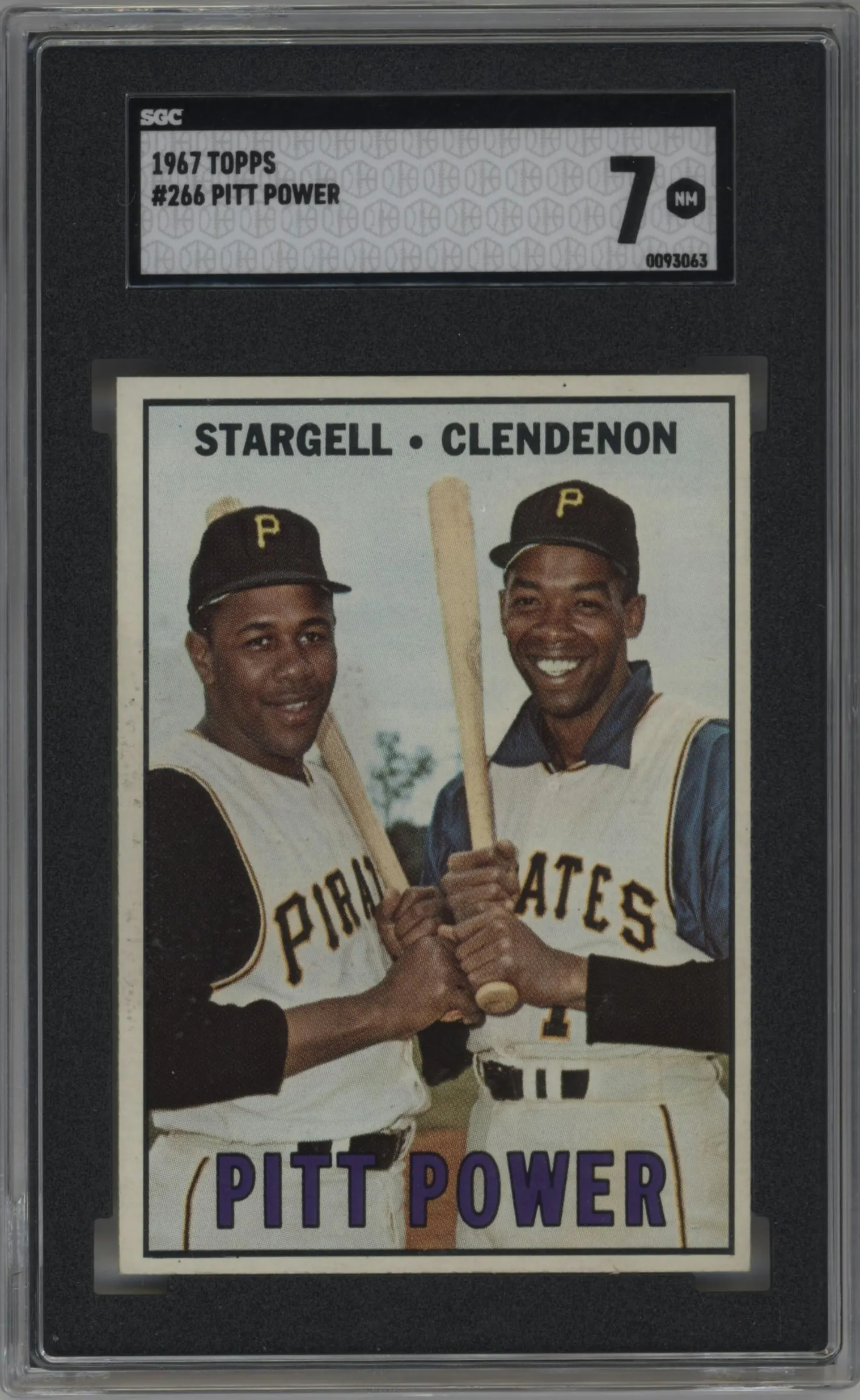 1967 Topps Willie Stargell/Donn Clendenon #266 SGC 7