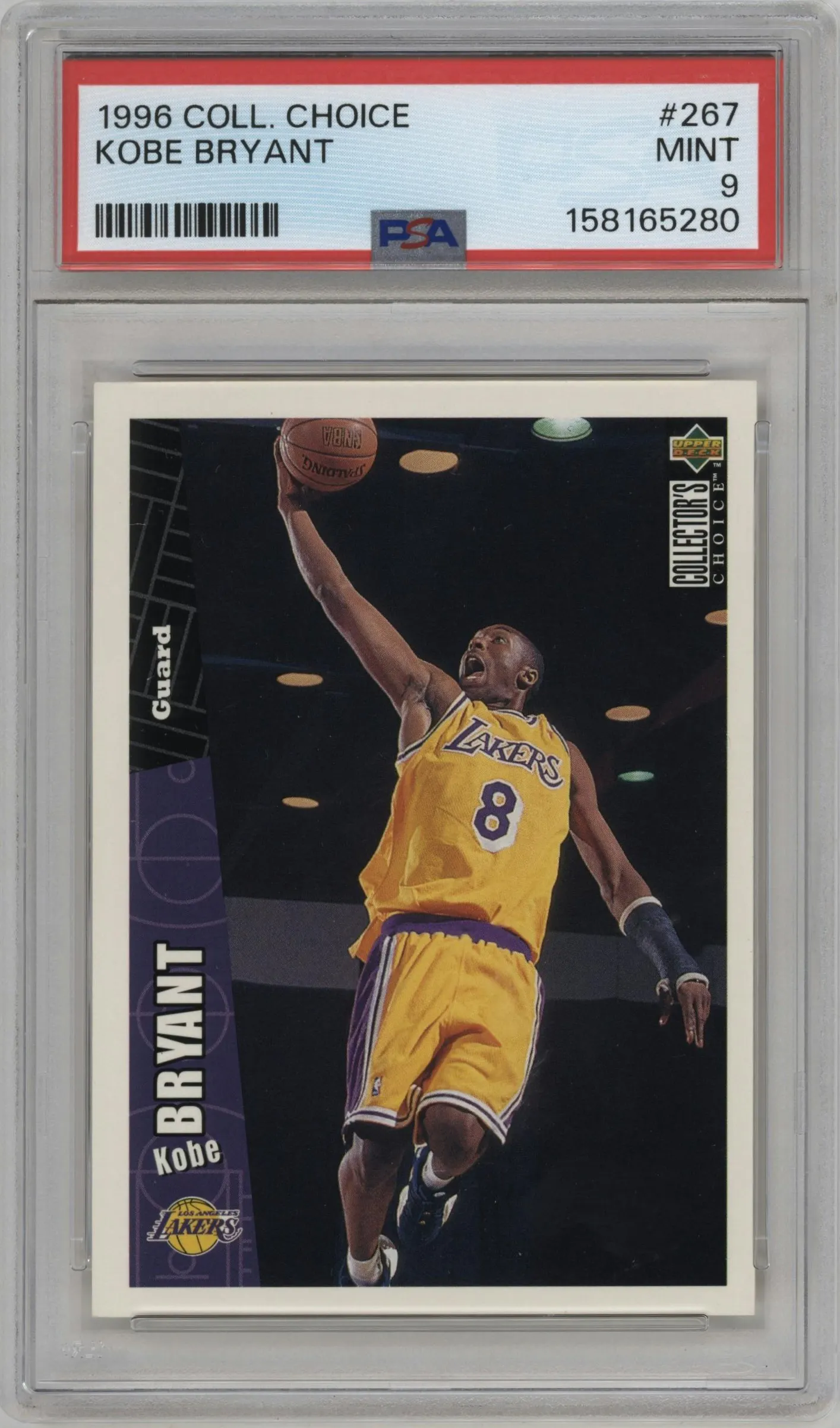 1996 Upper Deck Collector's Choice Kobe Bryant #267 PSA 9