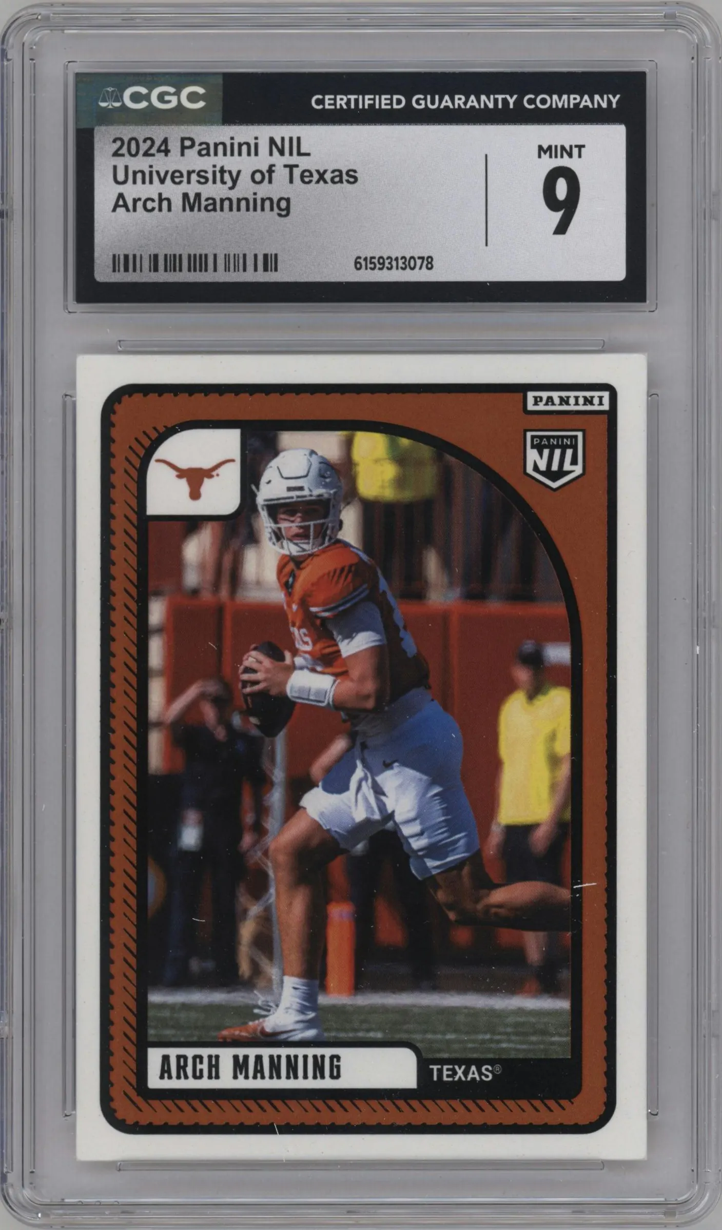 2024 Panini NIL Texas Longhorns Arch Manning #NNO CGC 9