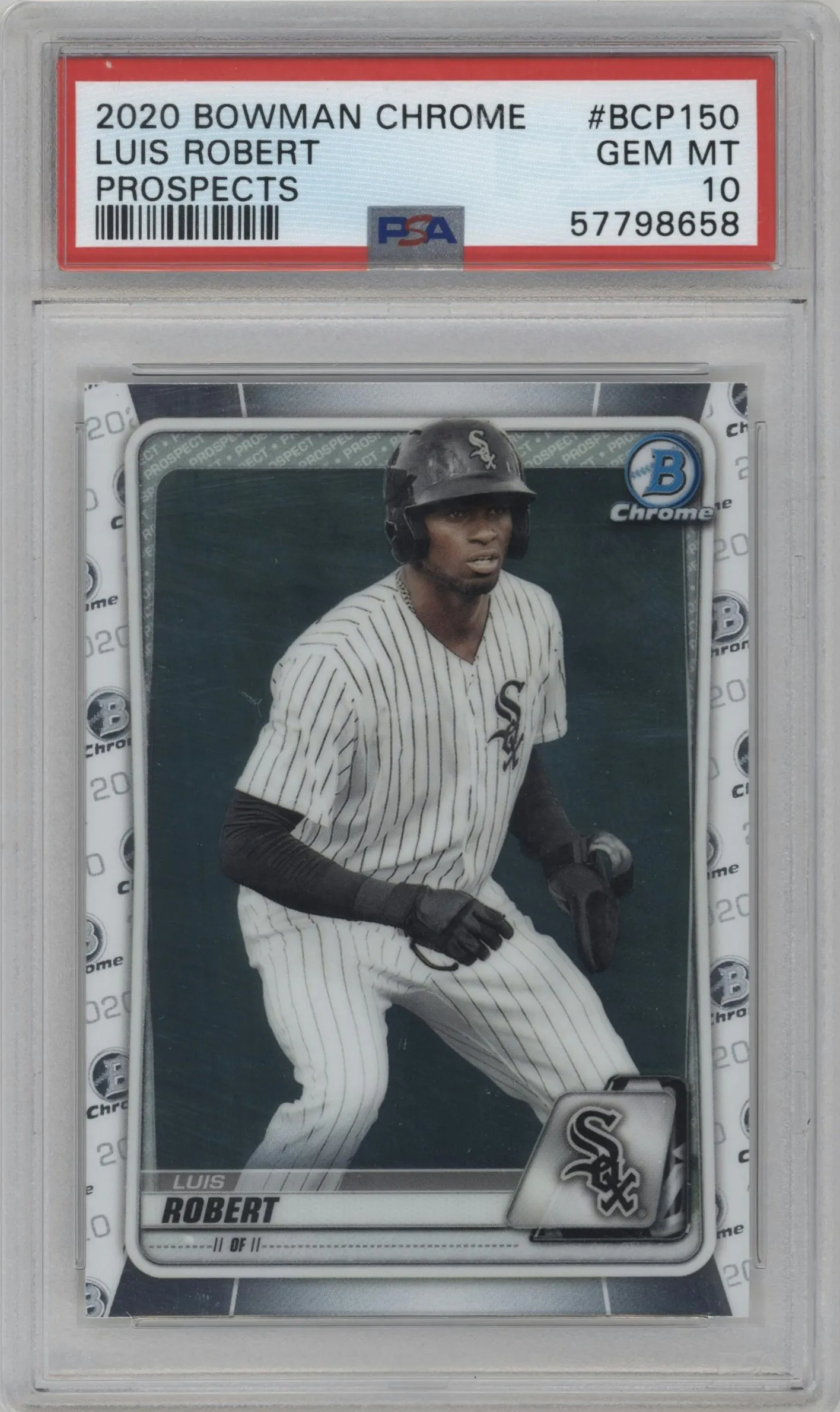 2020 Bowman Chr.Pros. Luis Robert #BCP-150 PSA 10