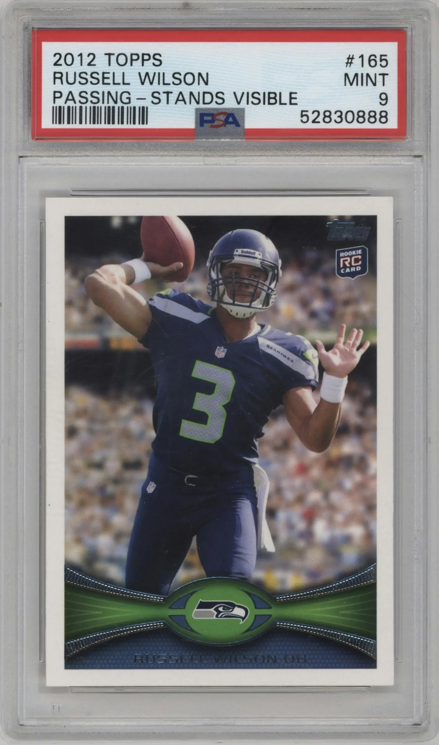 2012 Topps Russell Wilson #165 PSA 9