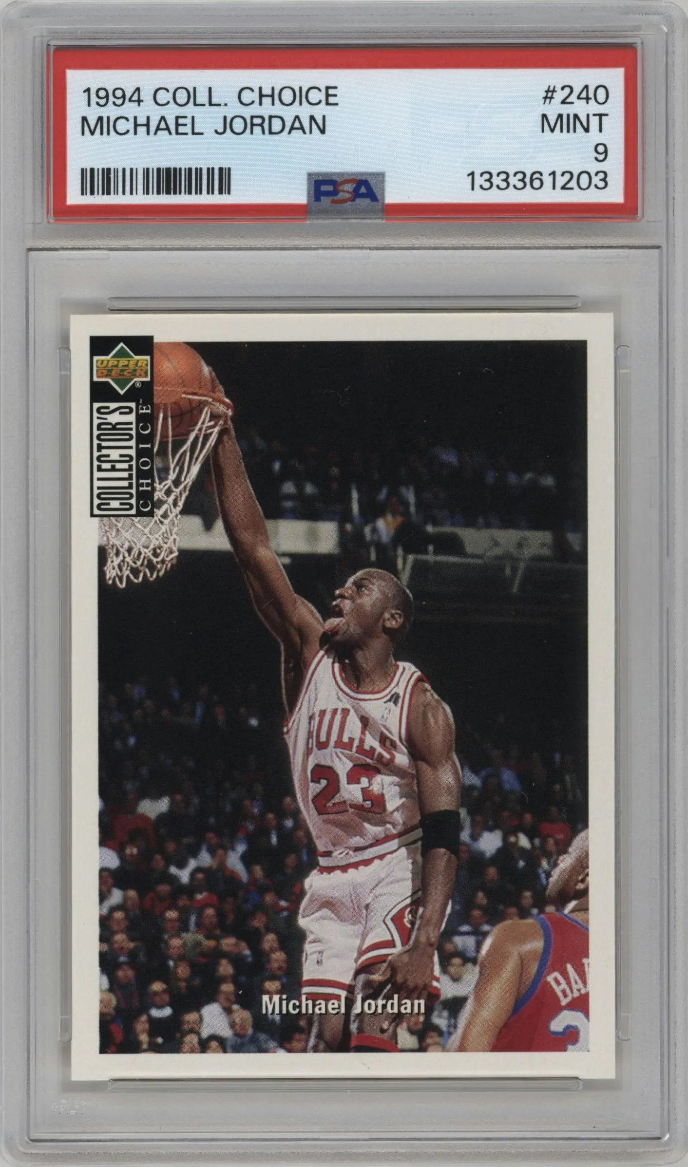 1994 Upper Deck Collector's Choice Michael Jordan #240 PSA 9