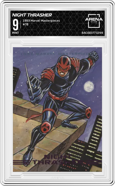 1993 SkyBox Marvel Masterpieces Night Thrasher #78 ARENA CLUB 9