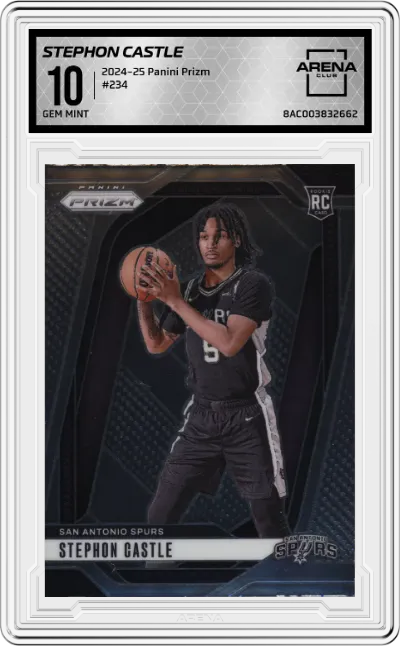2024 Panini Prizm Stephon Castle #234 ARENA CLUB 10