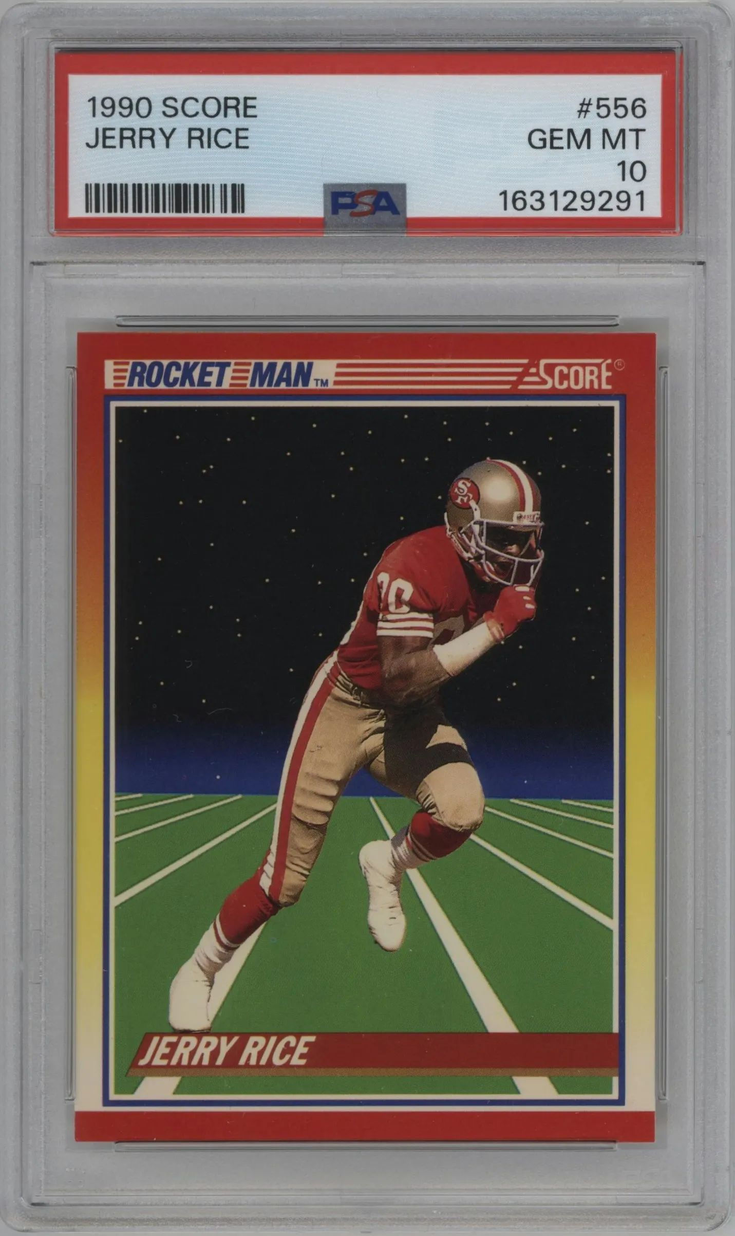 1990 Score Jerry Rice #556 PSA 10
