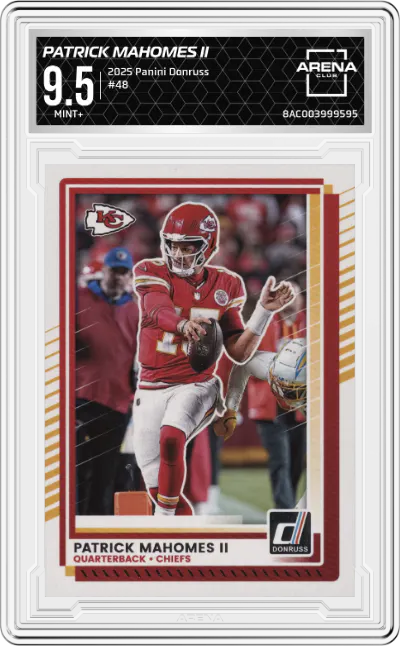 2025 Panini Donruss Patrick Mahomes II ARENA CLUB 9.5