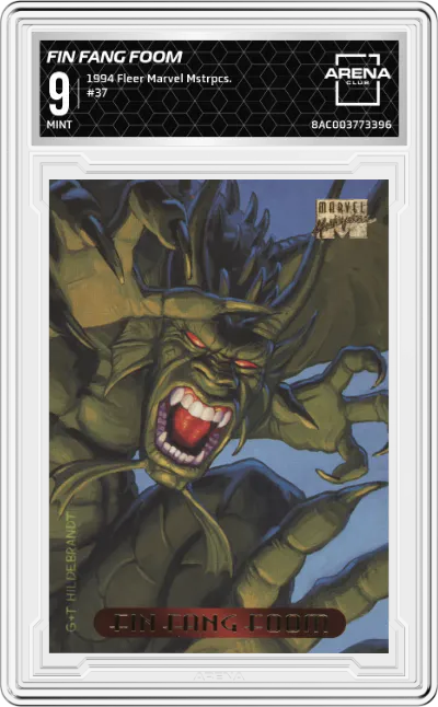 1994 Fleer Marvel Masterpieces Fin Fang Foom ARENA CLUB 9