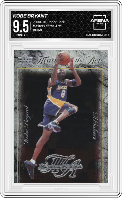 2000 Upper Deck Masters of the Arts Kobe Bryant #MA8 ARENA CLUB 9.5
