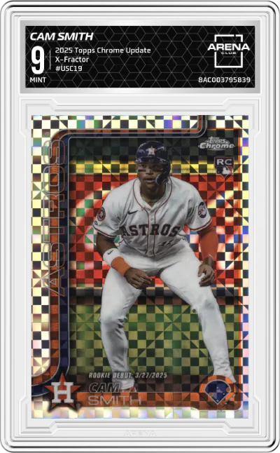 2025 Topps Chrome Update Cam Smith X-Fractor #USC19 ARENA CLUB 9