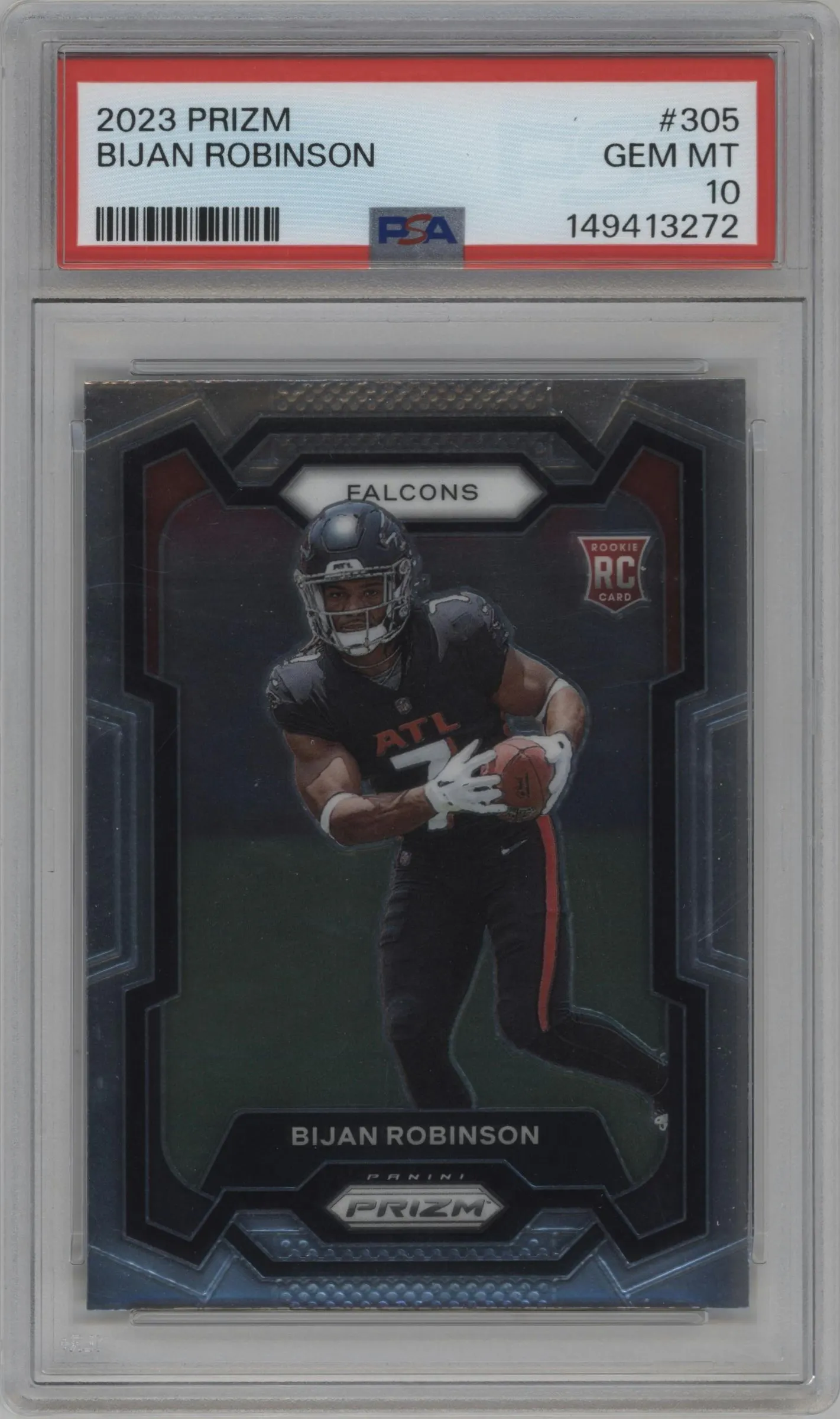 2023 Panini Prizm Bijan Robinson #305 PSA 10