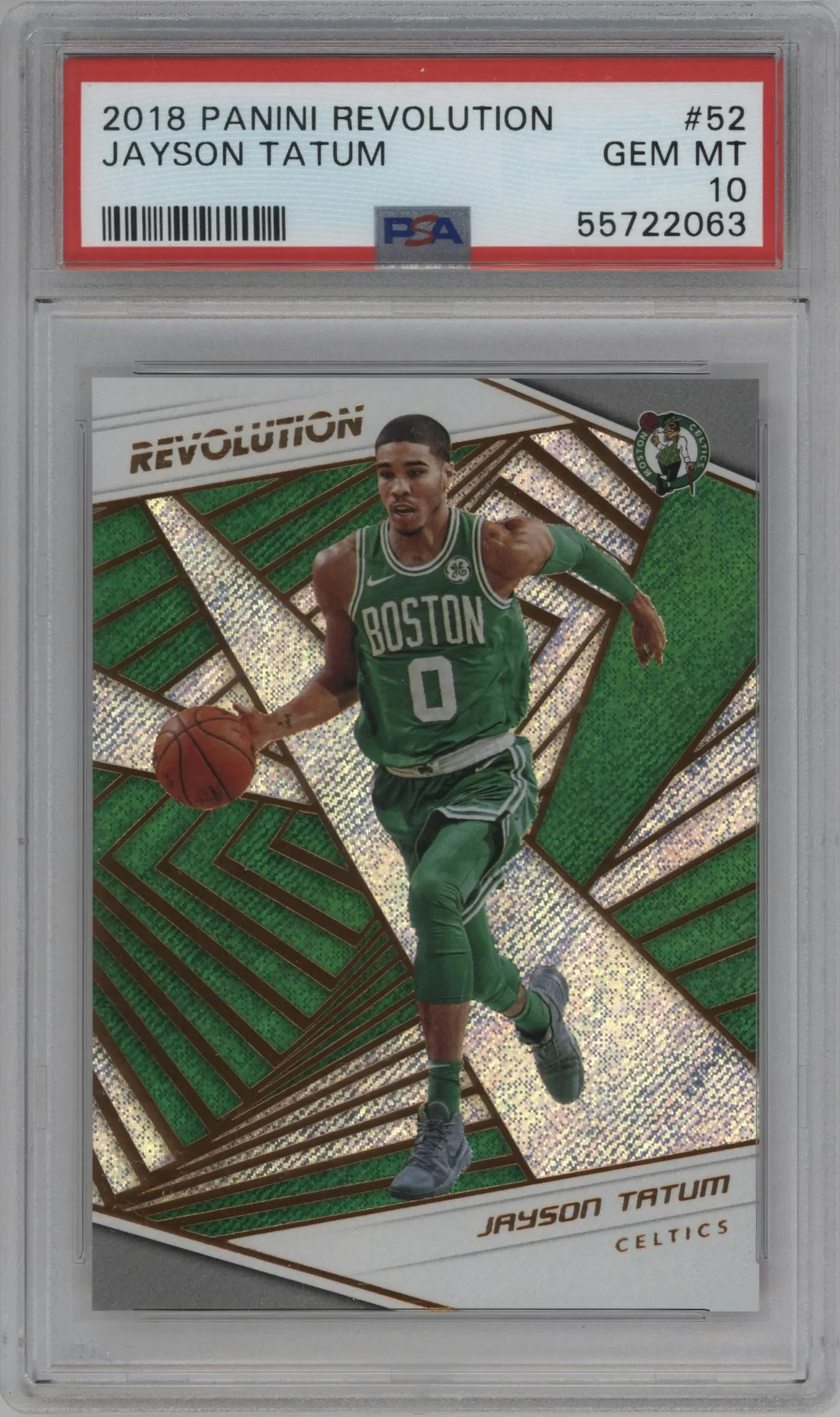 2018 Panini Revolution Jayson Tatum #52 PSA 10