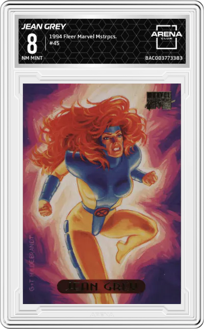 1994 Fleer Marvel Masterpieces Jean Grey #45 ARENA CLUB 8