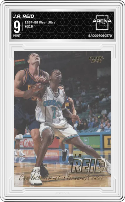 1997 Fleer Ultra J.R. Reid #319 ARENA CLUB 9