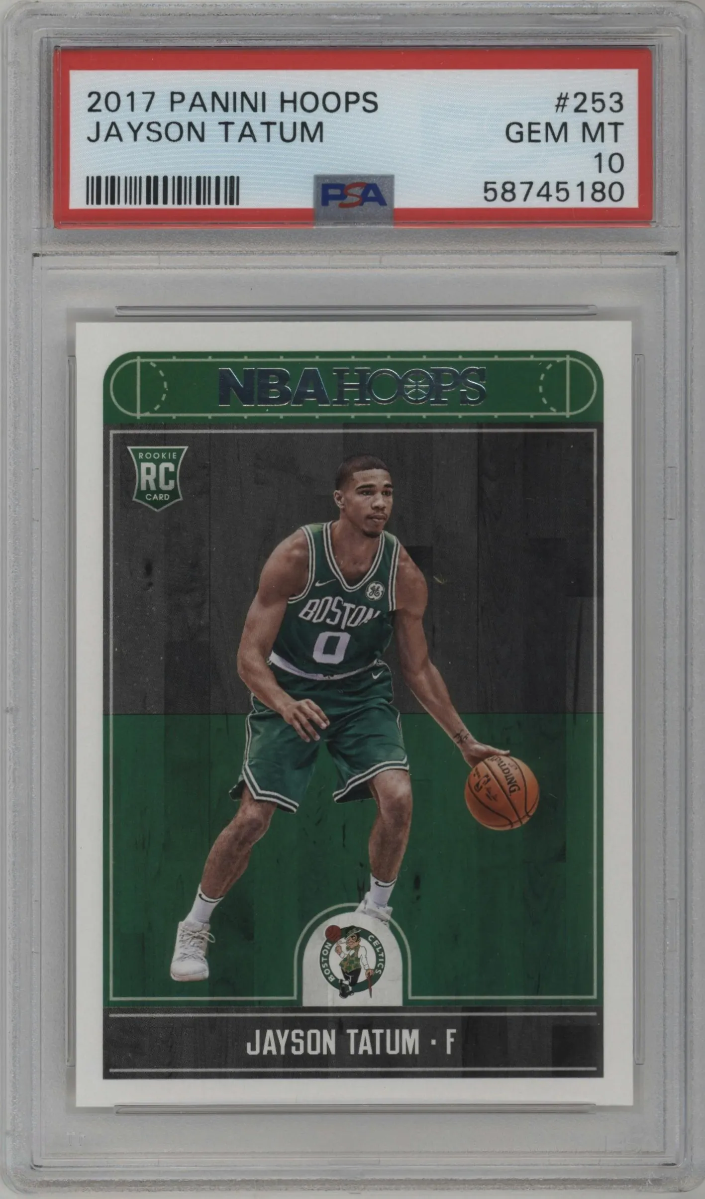 2017 Panini NBA Hoops Jayson Tatum #253 PSA 10