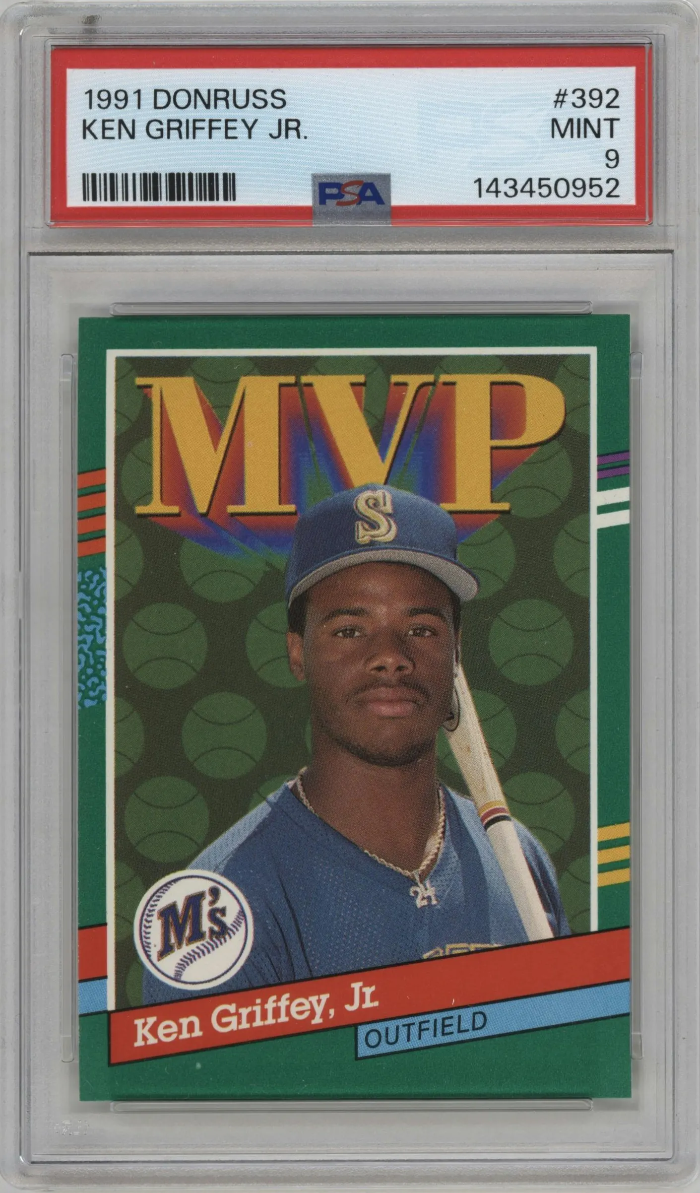 1991 Donruss Ken Griffey Jr. #392 PSA 9