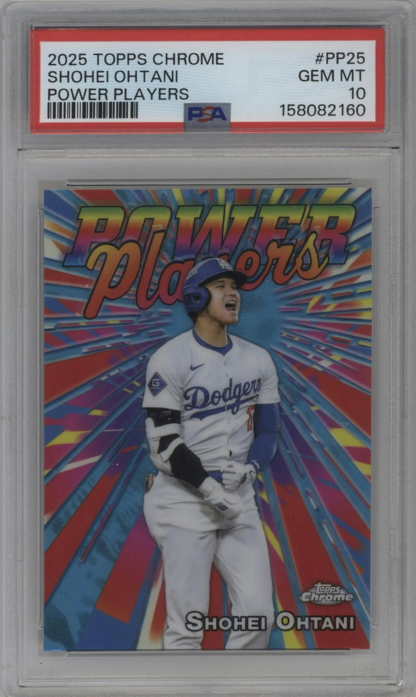 2025 Topps Chrome Power Players Shohei Ohtani #PP-25 PSA 10