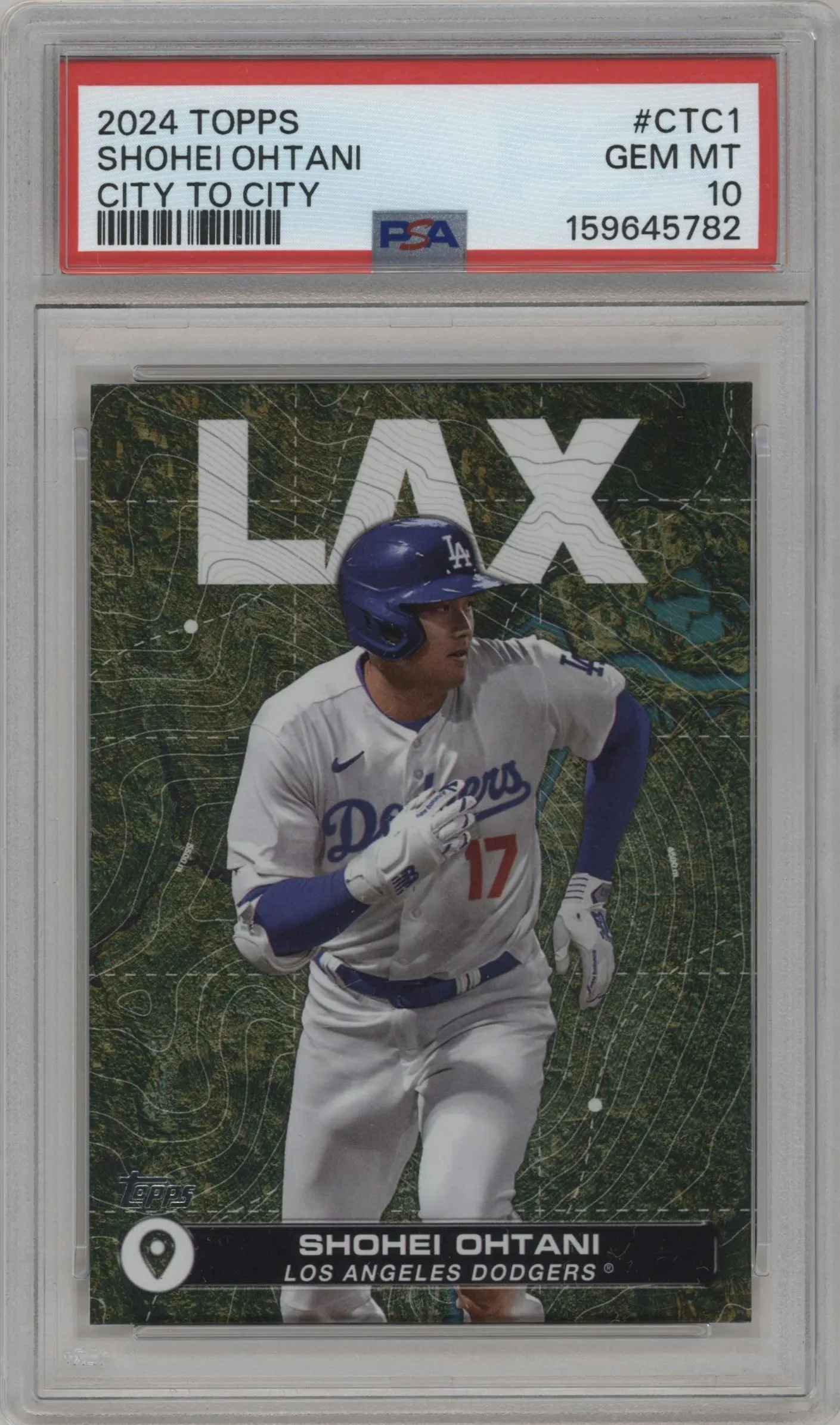 2024 Topps Series 2 Silver Pack City to City Shohei Ohtani #CTC-1 PSA 10