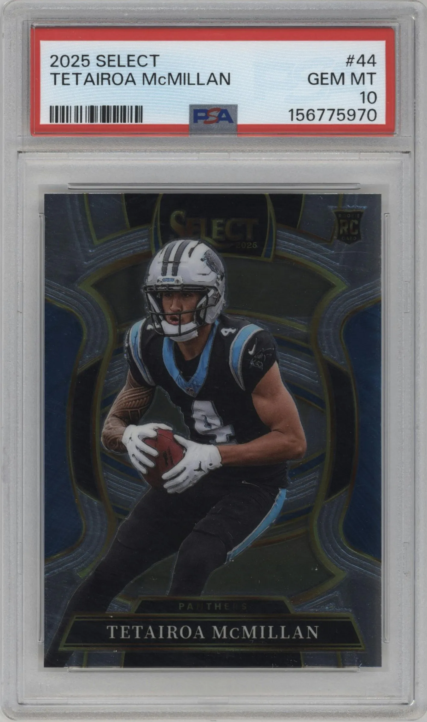 2025 Panini Select Tetairoa McMillan #44 PSA 10