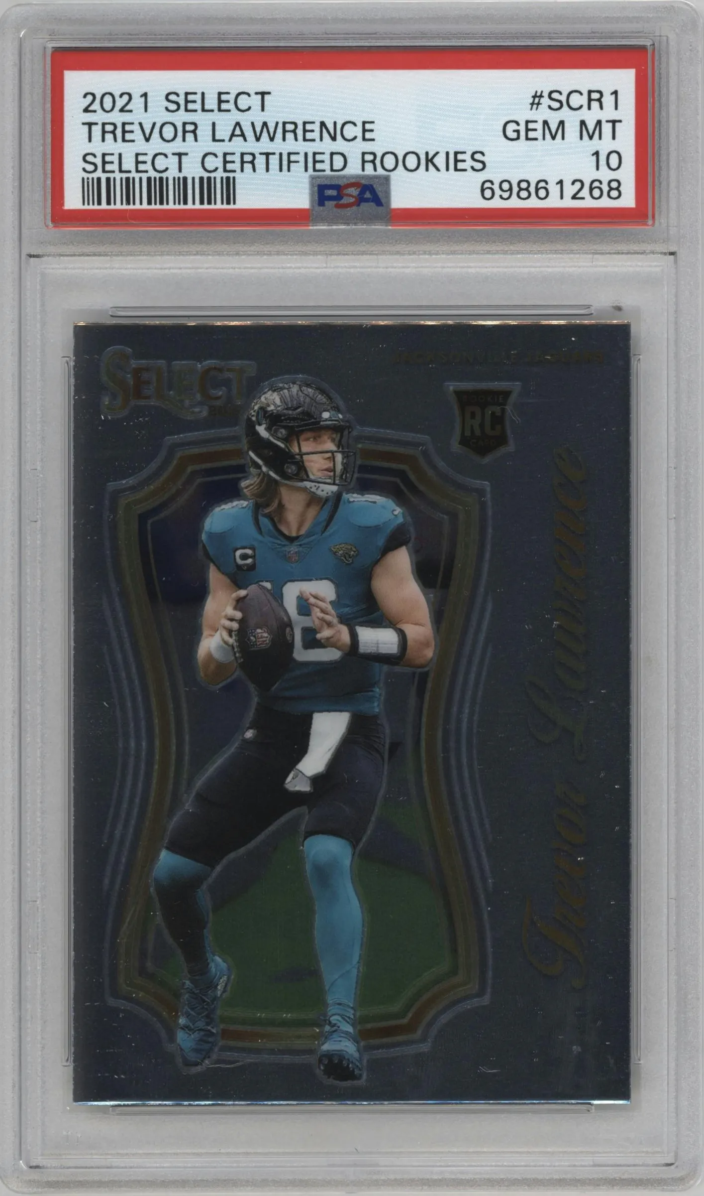 2021 Panini Select Certified Rke. Trevor Lawrence #SCR-1 PSA 10