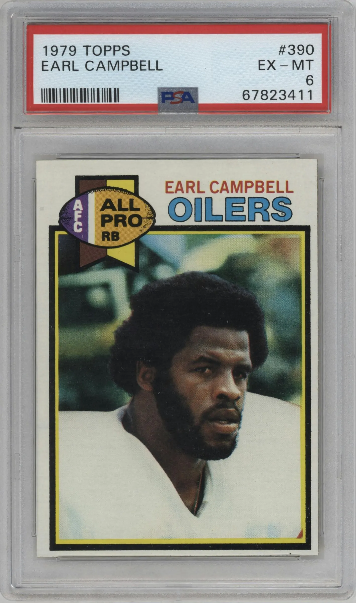 1979 Topps Earl Campbell #390 PSA 6