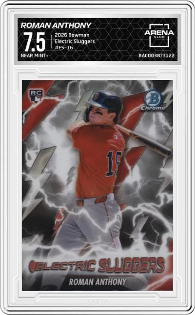 2026 Bowman Electric Sluggers Roman Anthony #ES-16 ARENA CLUB 7.5
