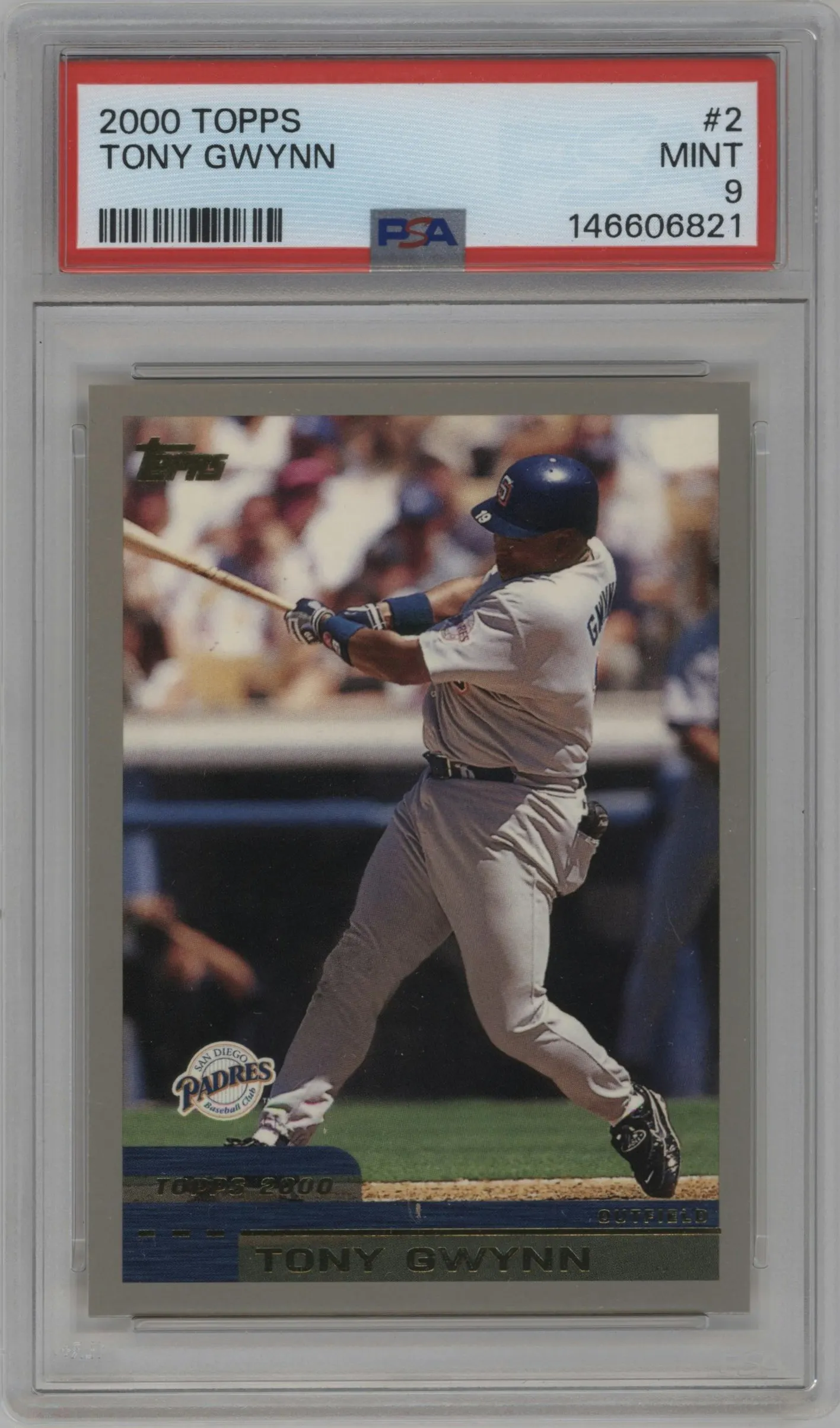 2000 Topps Tony Gwynn PSA 9