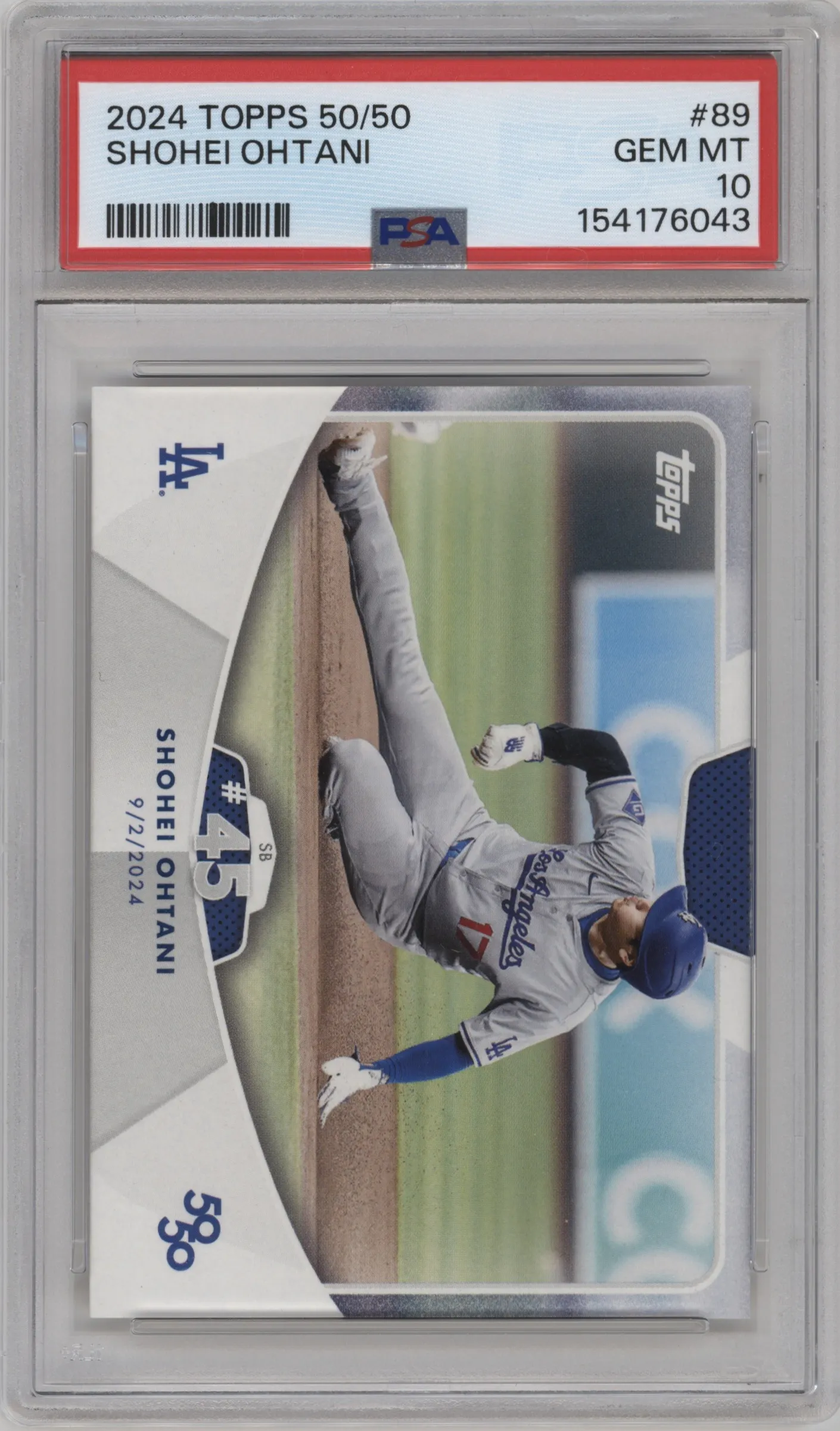 2024 Topps 50/50 Shohei Ohtani #89 PSA 10