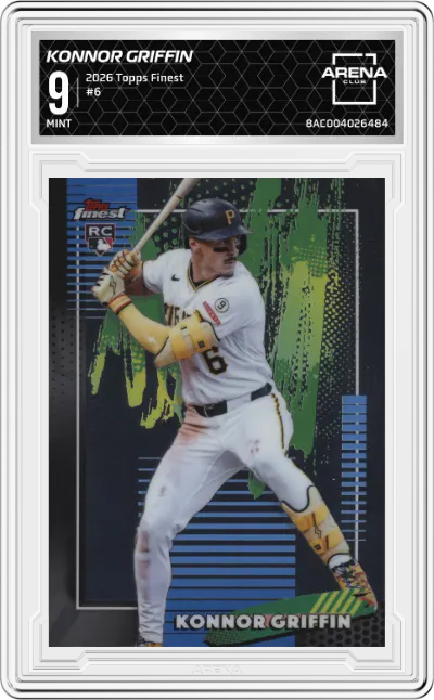 2026 Topps Finest Konnor Griffin #6 ARENA CLUB 9
