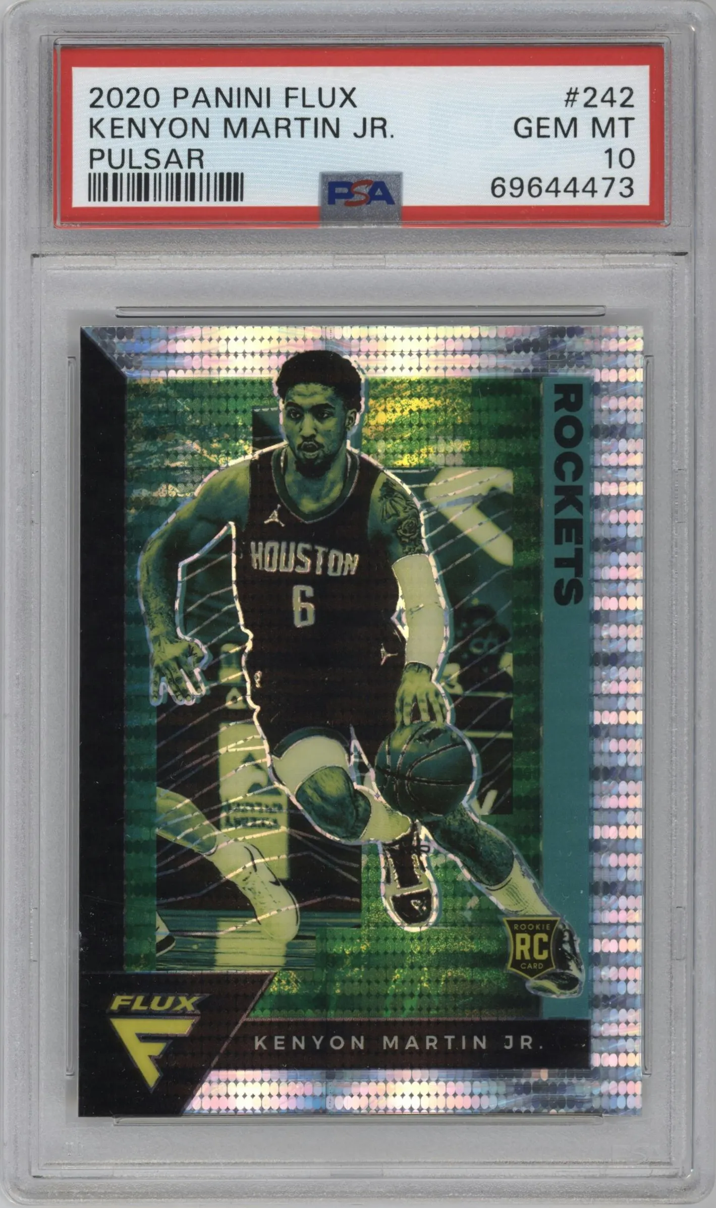 2020 Panini Flux Kenyon Martin Jr. Pulsar #242 PSA 10