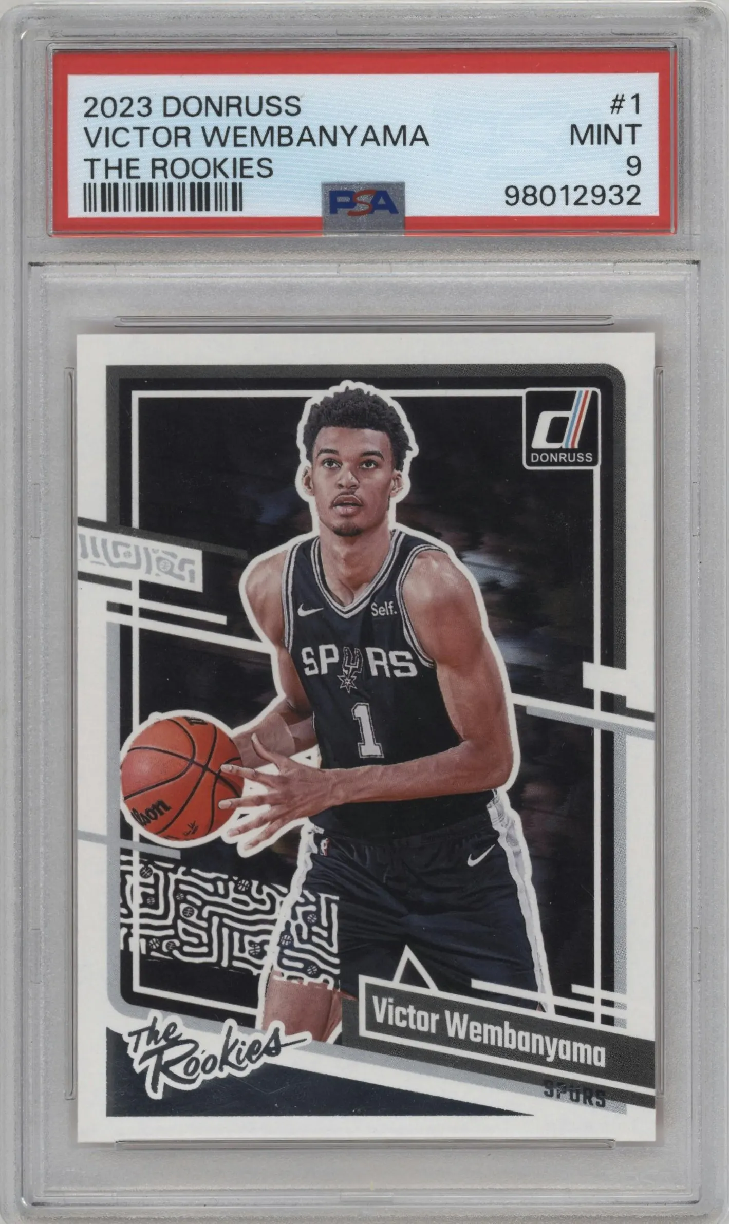 2023 Panini Donruss The Rookies Victor Wembanyama #1 PSA 9