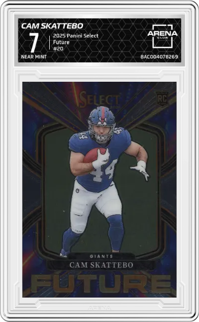 2025 Panini Select Future Cam Skattebo #20 ARENA CLUB 7