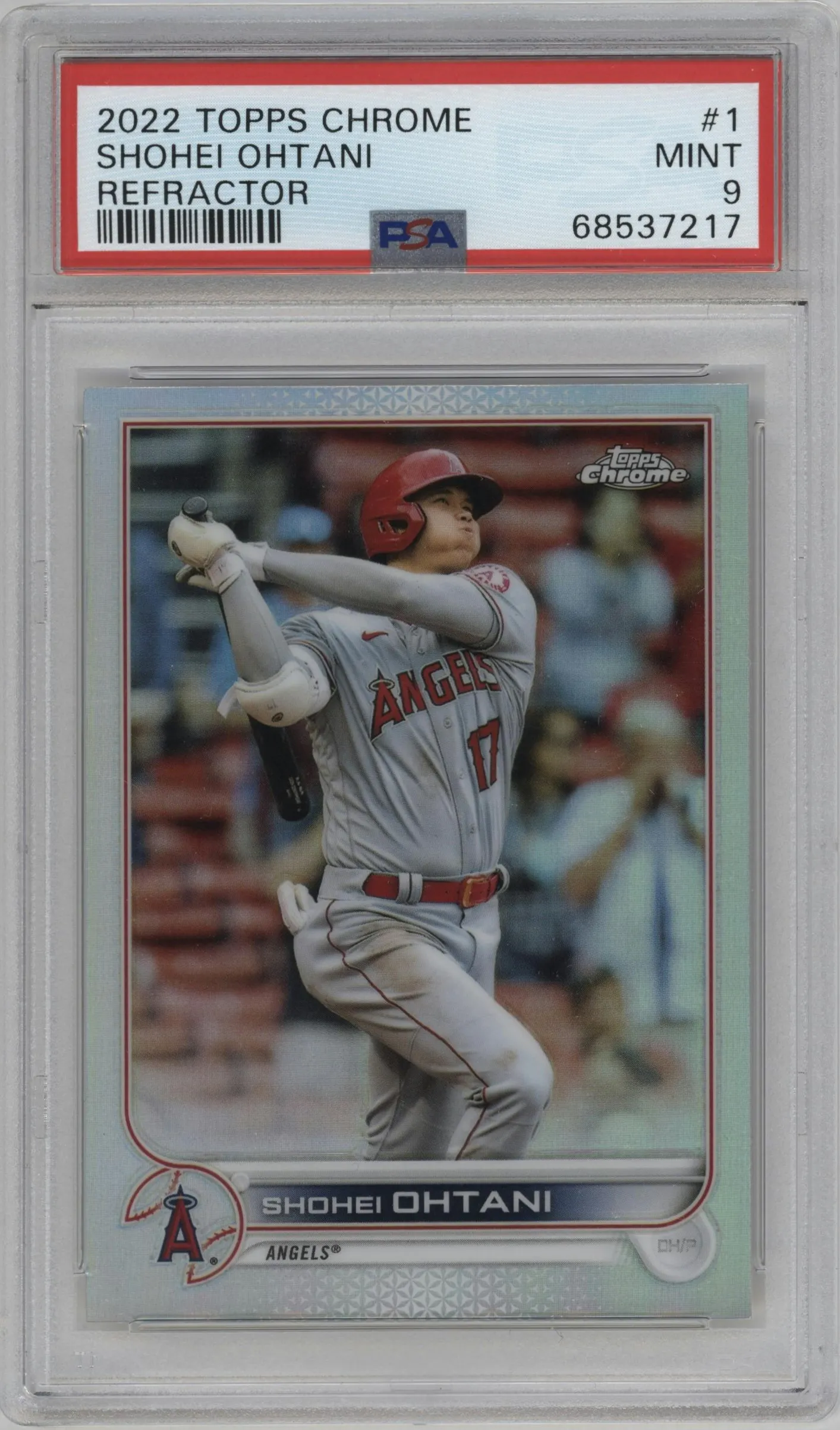 2022 Topps Chrome Shohei Ohtani Refractor #1 PSA 9