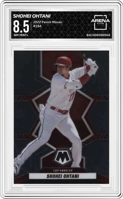 2022 Panini Mosaic Shohei Ohtani #164 ARENA CLUB 8.5