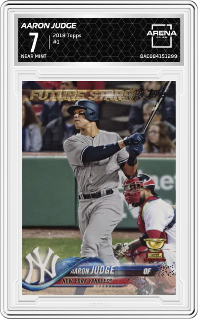 2018 Topps Series 1 Aaron Judge #1 ARENA CLUB 7