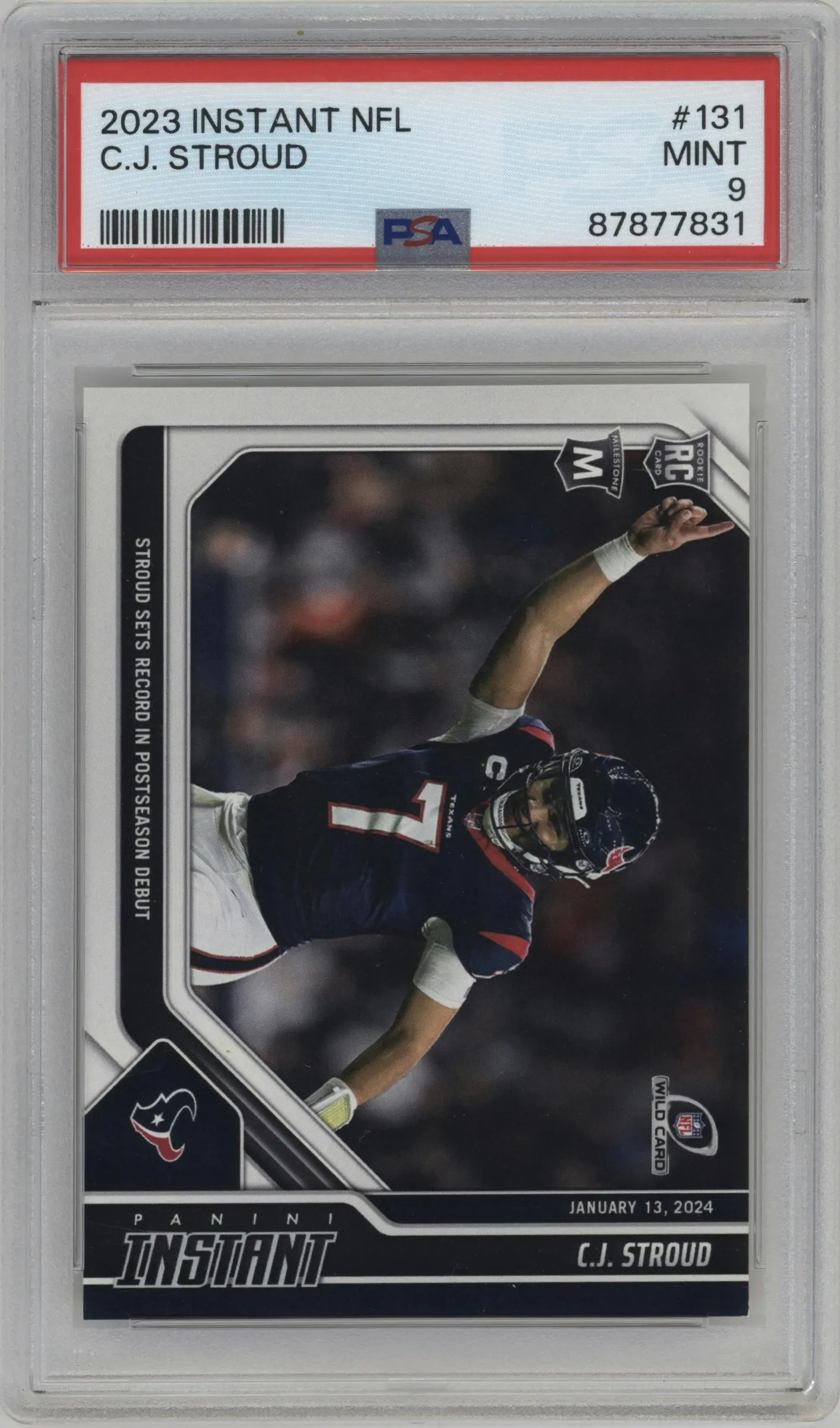 2023 Panini Instant NFL C.J. Stroud #131  PSA 9