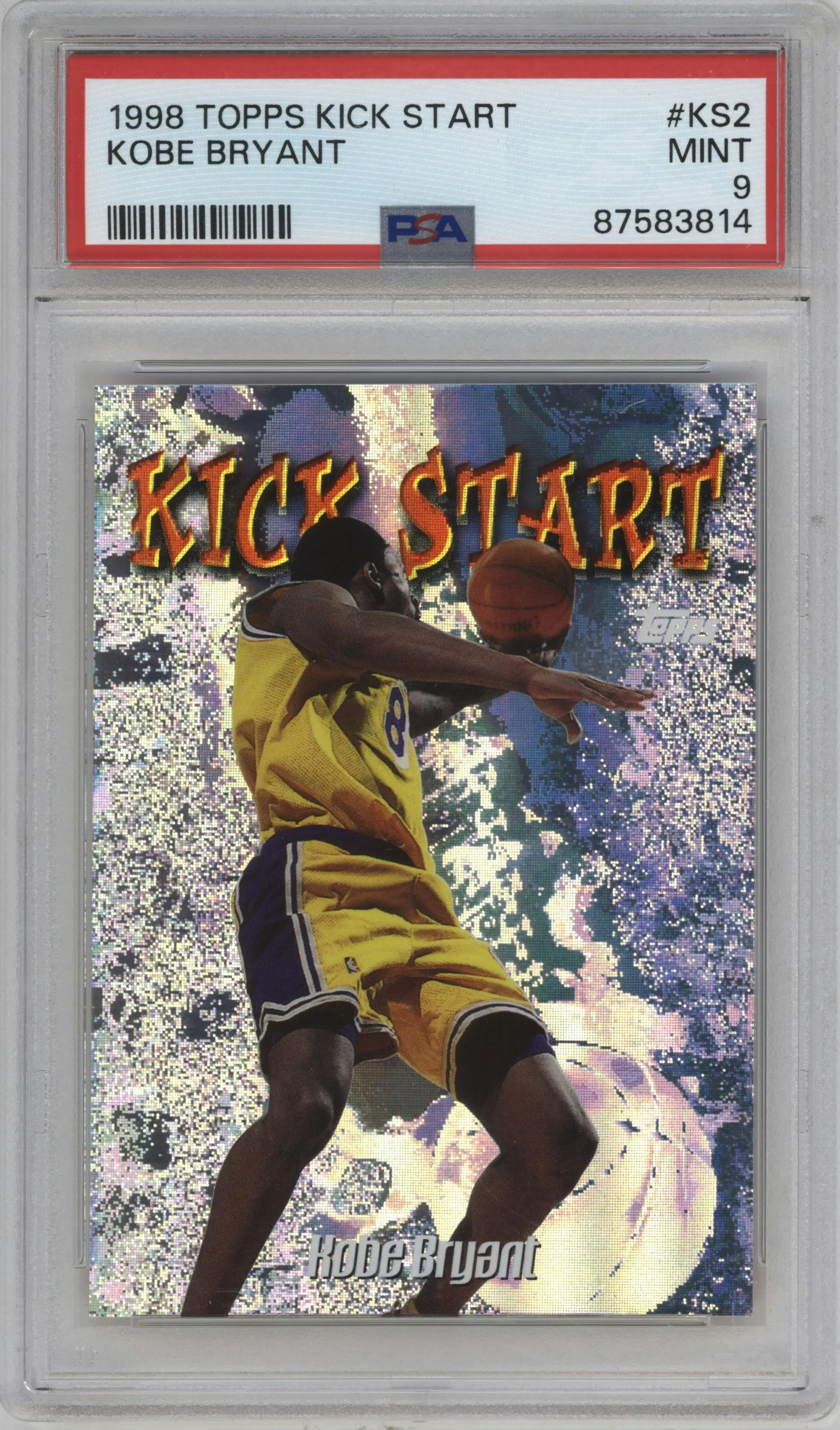 1998 Topps Kick Start Kobe Bryant #KS2 PSA 9