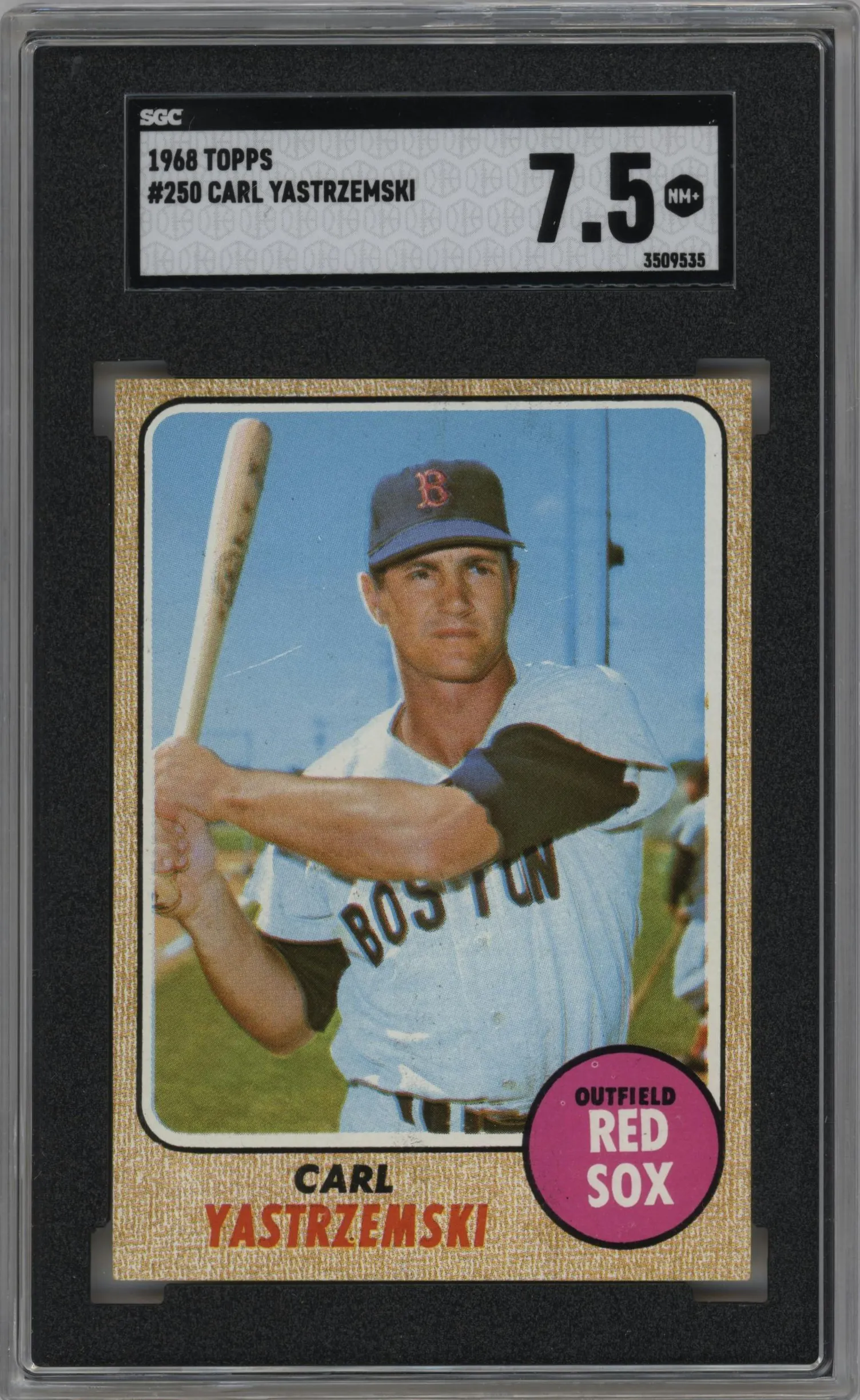 1968 Topps Carl Yastrzemski #250 SGC 7.5