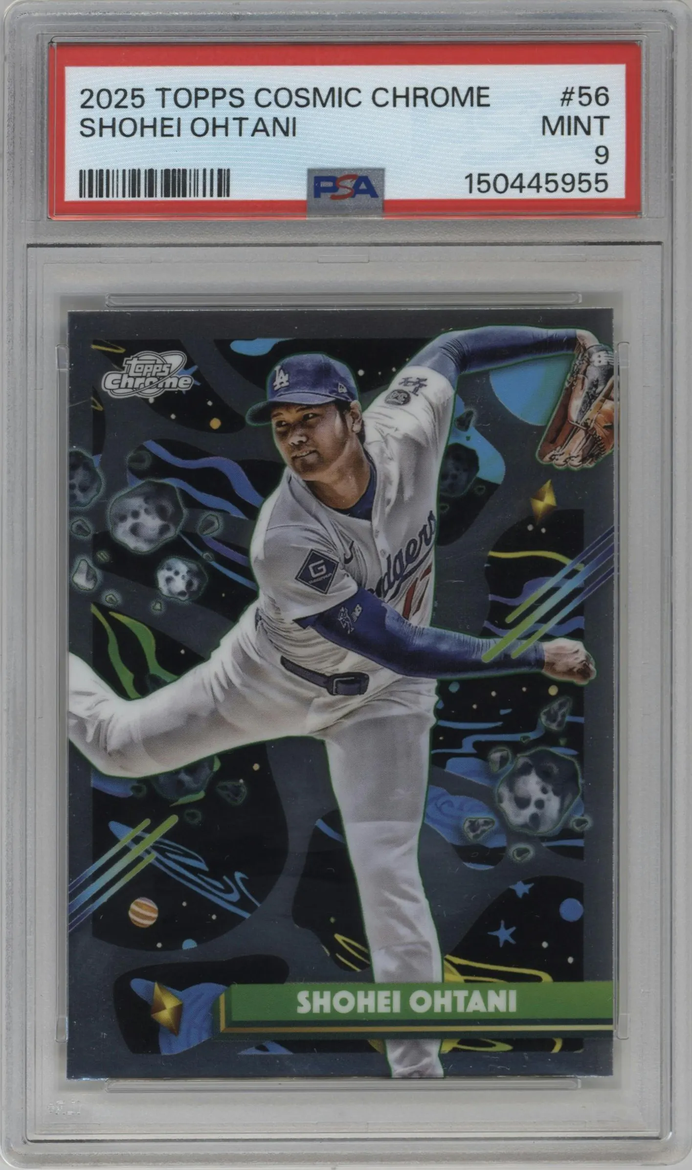 2025 Topps Chrome Cosmic Shohei Ohtani #56 PSA 9