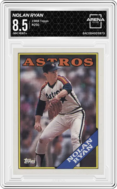 1988 Topps Nolan Ryan #250 ARENA CLUB 8.5