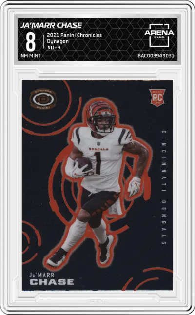 2021 Panini Chronicles Dynagon Ja'Marr Chase #D-9 ARENA CLUB 8
